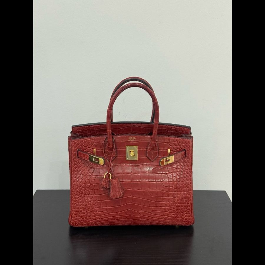 Hermès Birkin 30 Matte Alligator-17