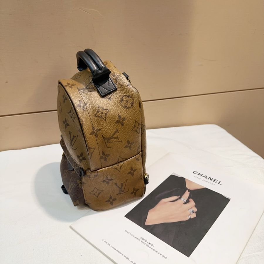 LV 雙色原花Palm springs Mini 小書包-2