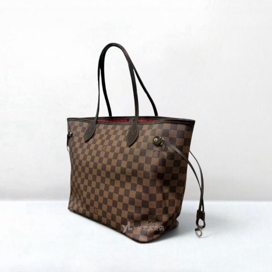 A13420-LV Soufflot MM 老花雙耳多層拉鍊肩背包 M44815-2