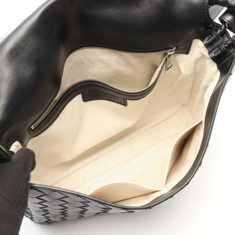 BOTTEGA VENETA Swing Messenger Intrecciato 單肩手提包 795074V2HL11208 二手-2