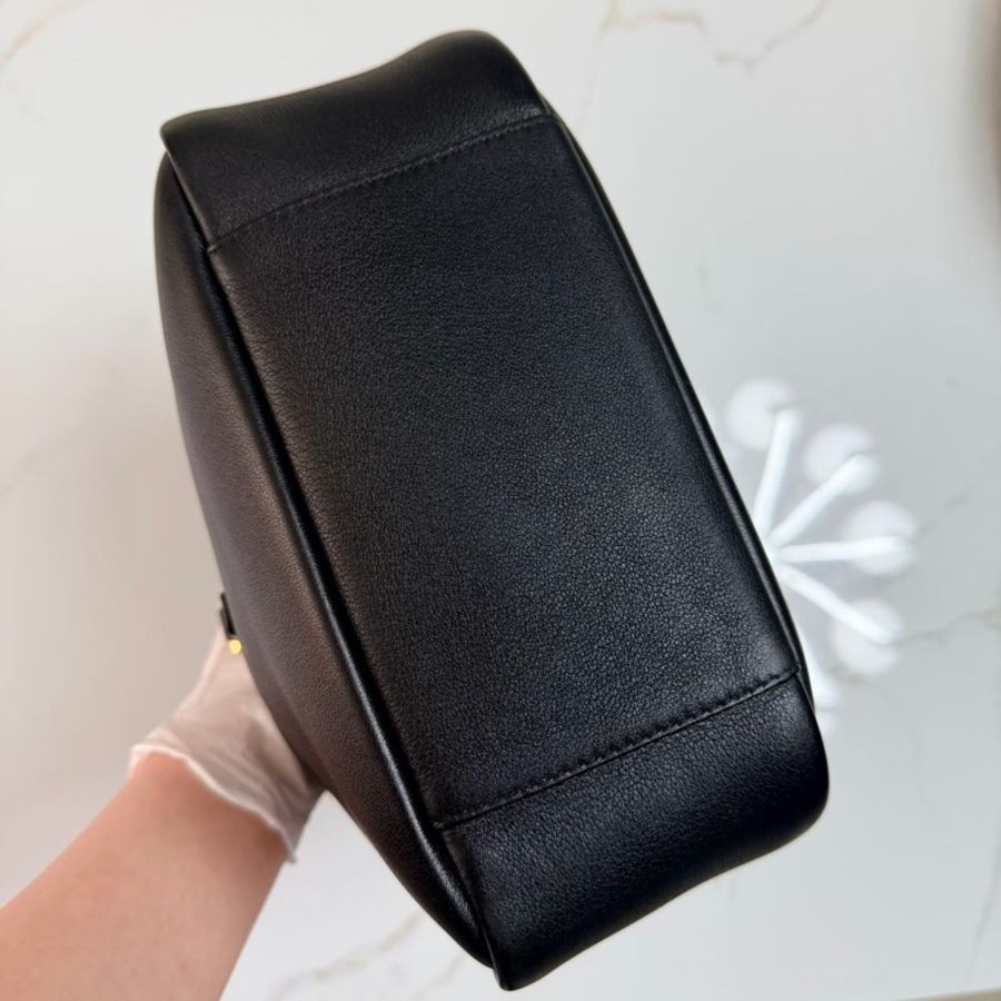 YSL  聖羅蘭 Hobo小號 Le5a7黑金全皮 -5