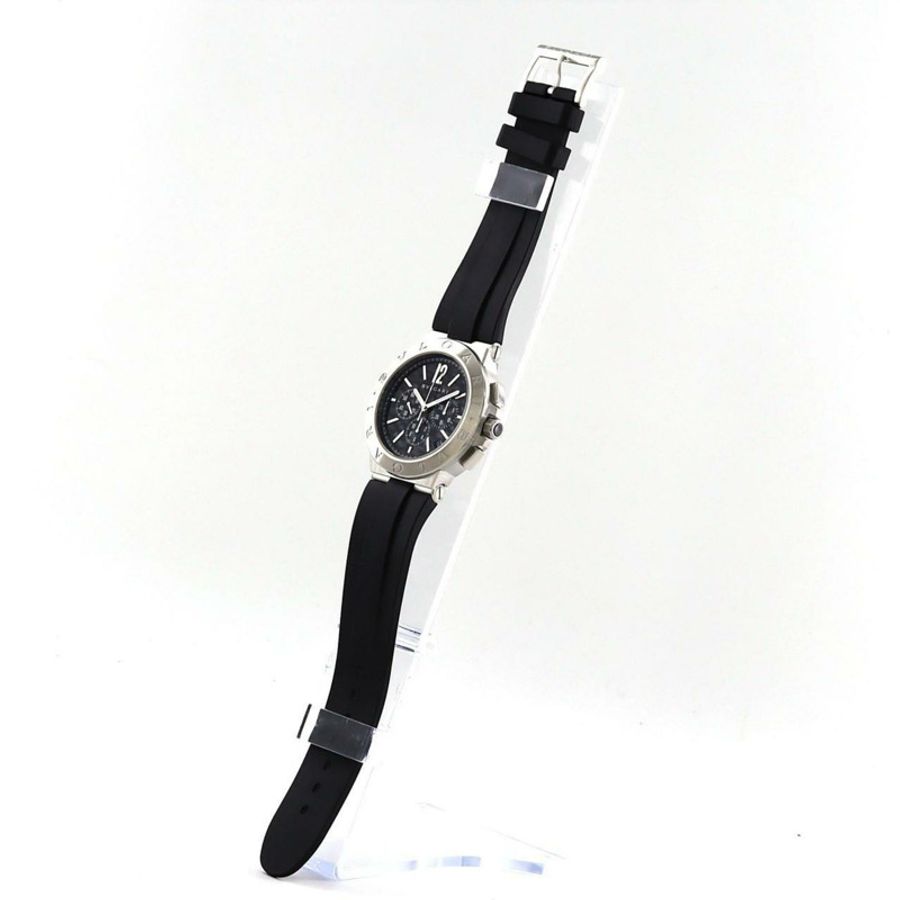 寶格麗 Diagono Velocissimo DG41SCH 不鏽鋼自動腕錶-1