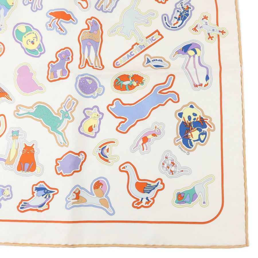 HERMES 絲質Scarf 45x45cm絲巾-3