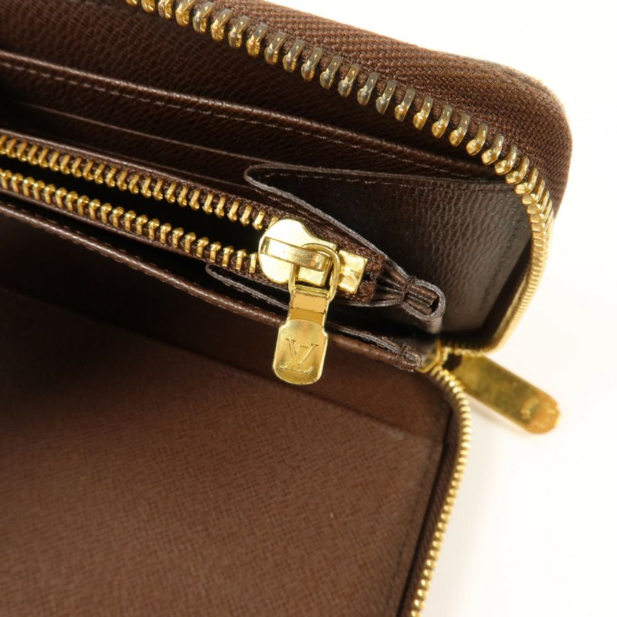 LOUIS VUITTON Damier Zippy Organizer金扣長錢包-8