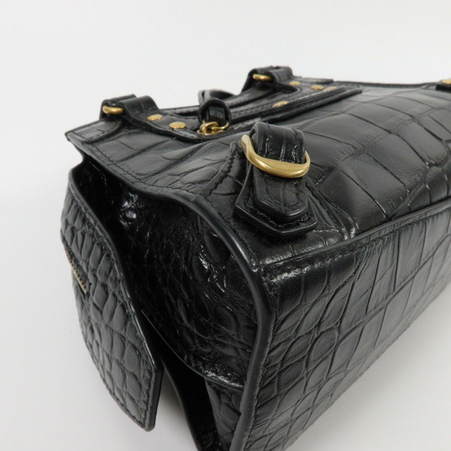 BALENCIAGA 牛皮皮革Neo Classic City Mini手挽肩背兩用袋-9