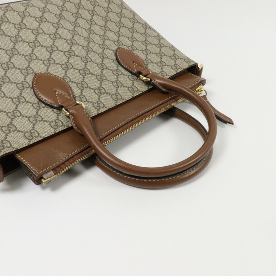 GUCCI 牛皮皮革2Way Shoulder手挽肩背兩用袋-7