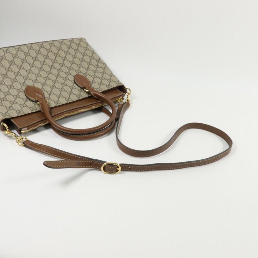 GUCCI 牛皮皮革2Way Shoulder手挽肩背兩用袋-8
