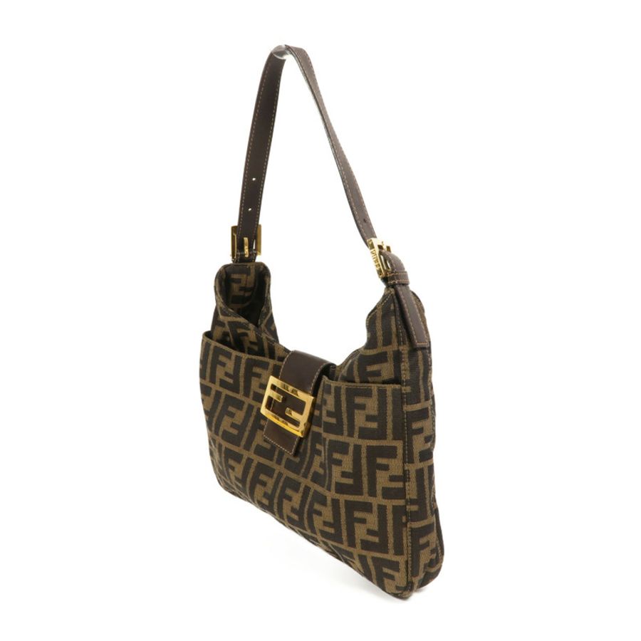 FENDI 帆布Zucca Hobo肩背袋-2