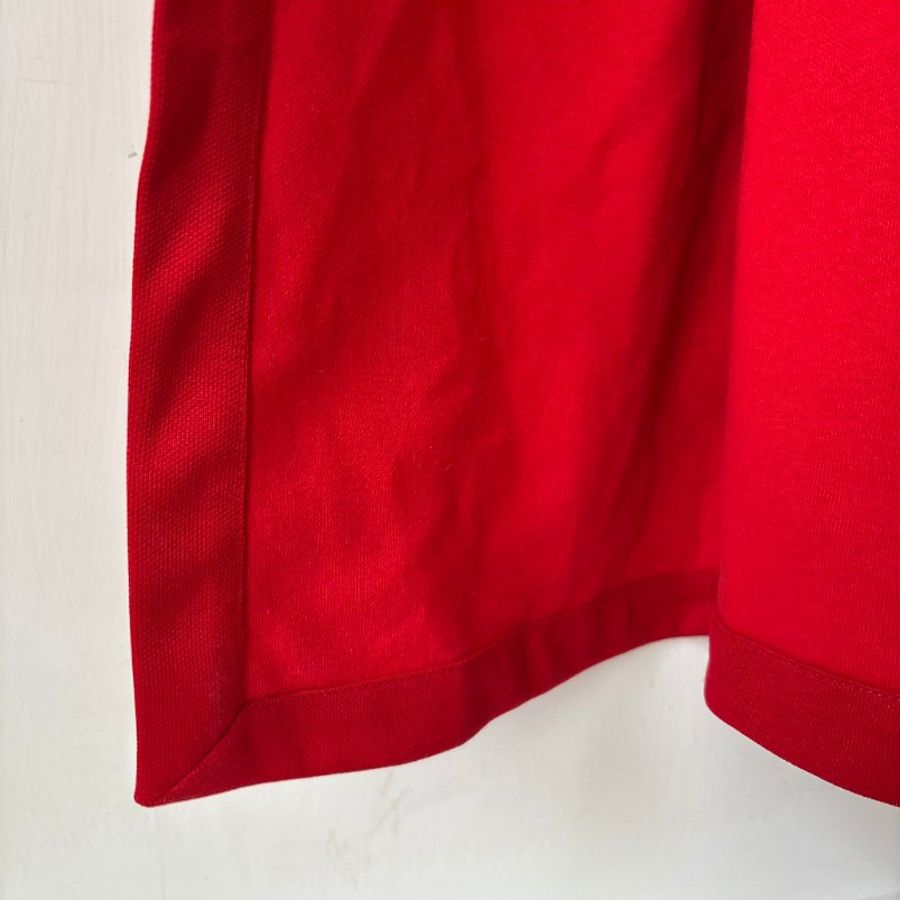 聯名🍒::GUCCI x adidas:: Red Striped Jersey Slitted Maxi Dress 紅色洋裝-16