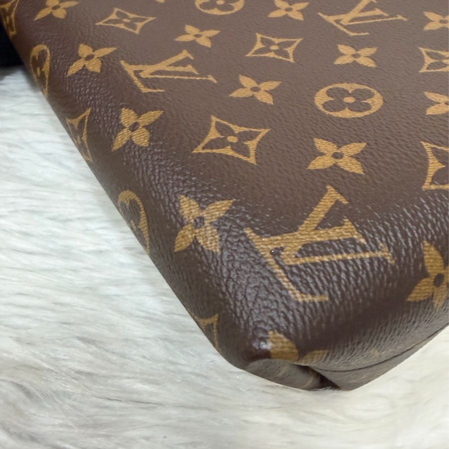 LV M15208 老花金扣多夾層金鏈手提肩背包 肩背包 斜背包 斜挎包 手提包-58