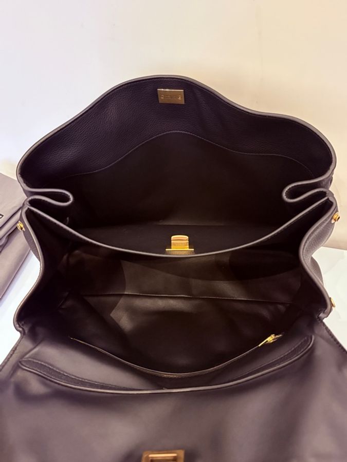 Balenciaga RODEO Handbag 中號黑金-3