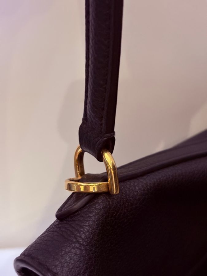 Balenciaga RODEO Handbag 中號黑金-17