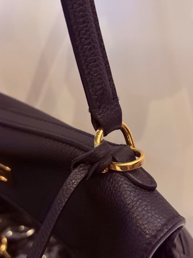 Balenciaga RODEO Handbag 中號黑金-18