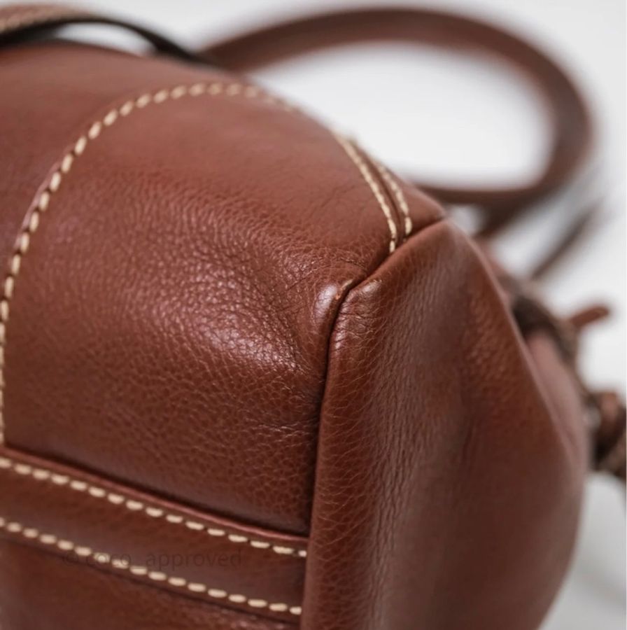 Prada Bonnie 手袋中號 medium 啡色手袋 法棍包-6