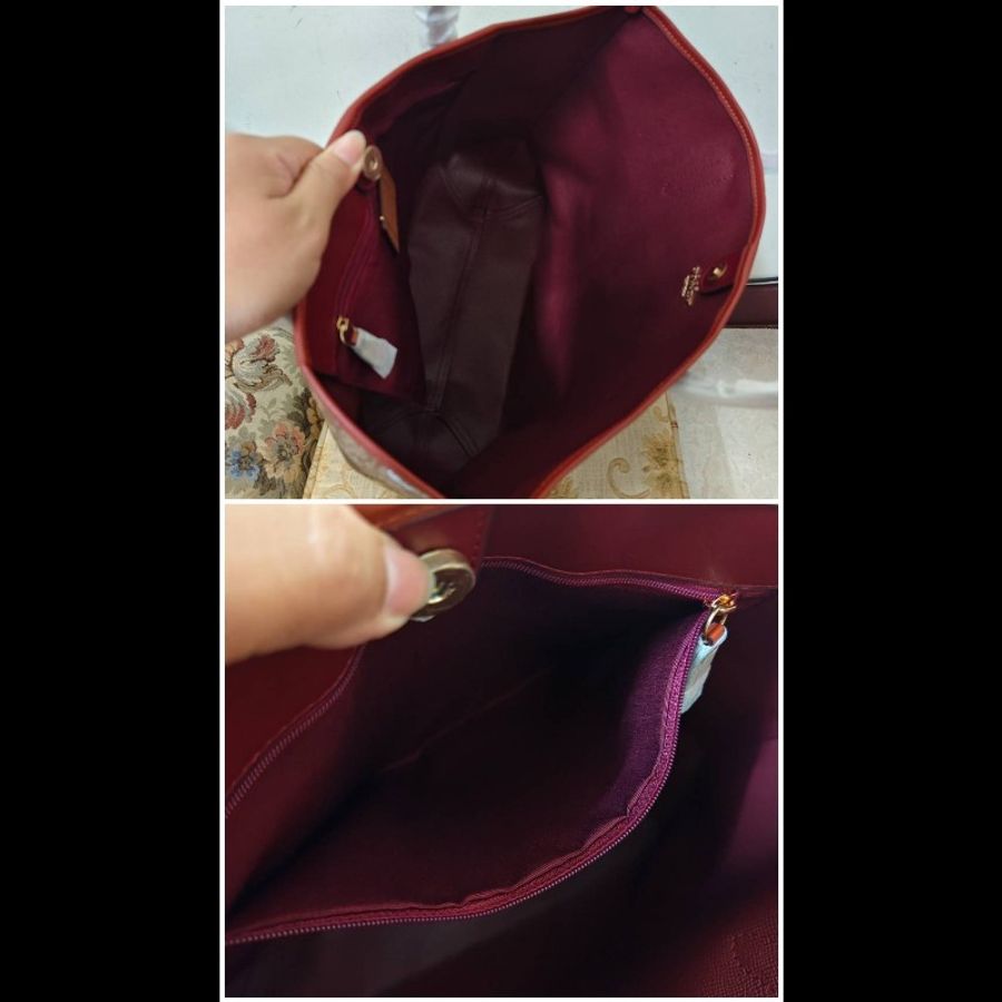 Coach x Snoopy 全新正版現貨 容量大 帆布及真皮包身 手提 肩背包 托特包 請看商品敘述-4