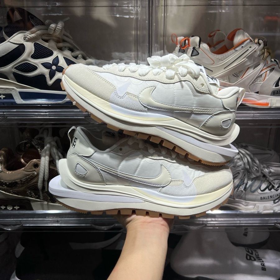 Sacai vaporwafflw 奶油白Us7-1