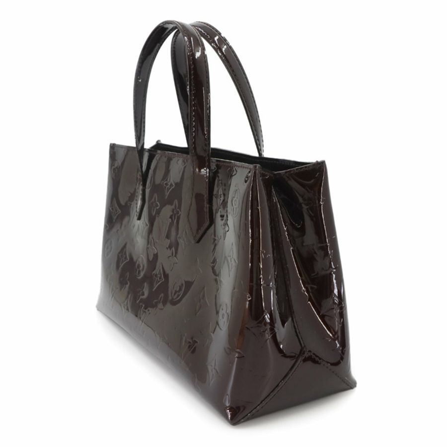 路易威登 Wilshire PM Monogram Vernis 手提包 皮革 Amarante M93641-3