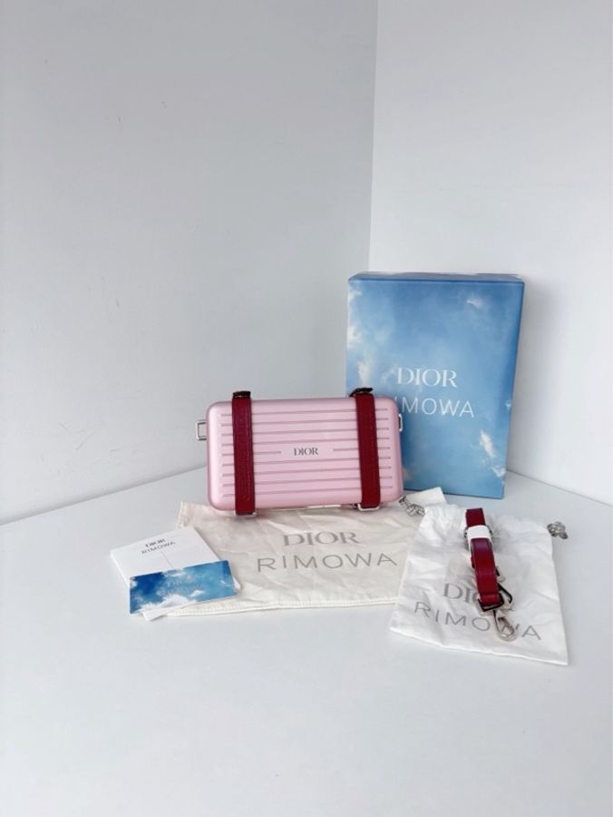 ✨Dior迪奧｜Rimowa日默瓦聯名盒子包｜98新閒置大全配-1
