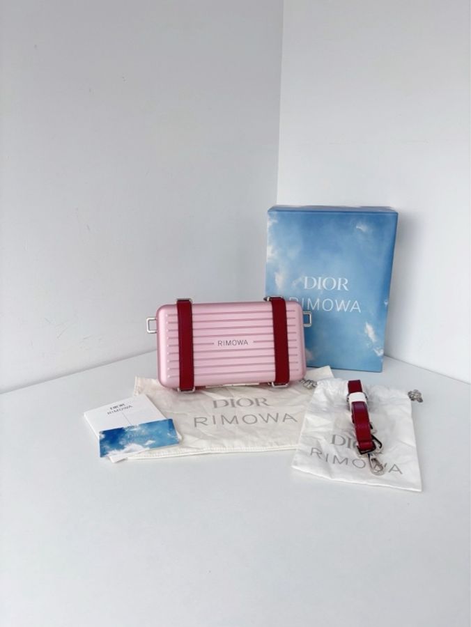 ✨Dior迪奧｜Rimowa日默瓦聯名盒子包｜98新閒置大全配-2