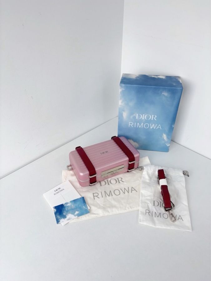✨Dior迪奧｜Rimowa日默瓦聯名盒子包｜98新閒置大全配-7