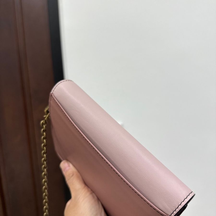 Bottega Veneta BV woc 粉 紫 鏈條包 斜背包 肩背包 手提包 側背包-10