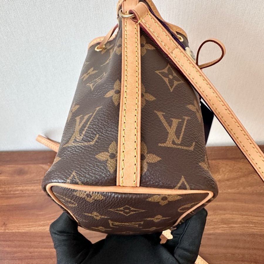 路易威登/Louis Vuitton  經典老花抽繩小水桶斜挎包 芯片款-8