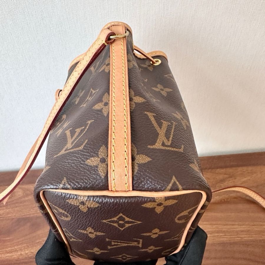 路易威登/Louis Vuitton  經典老花抽繩小水桶斜挎包 芯片款-9