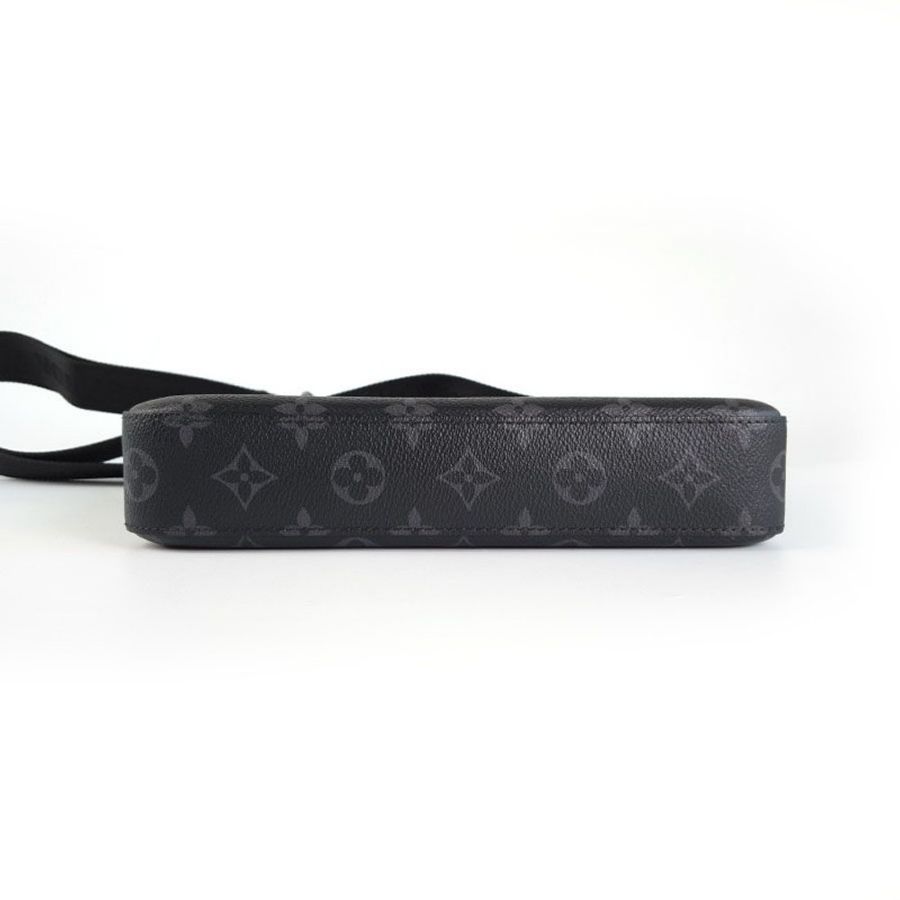 Louis Vuitton M26052黑老花拼綠色TRIO三合一郵差包單肩斜挎包-5