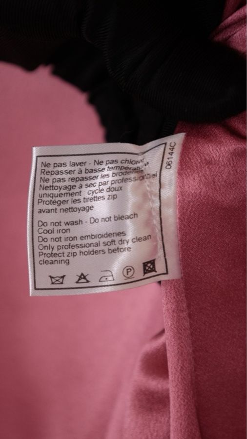Chanel 97年粉色羊毛刺绣口袋拉链大衣外套-50
