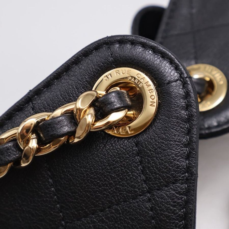 CHANEL 25 Hobo Bag - 小號黑亮金-6