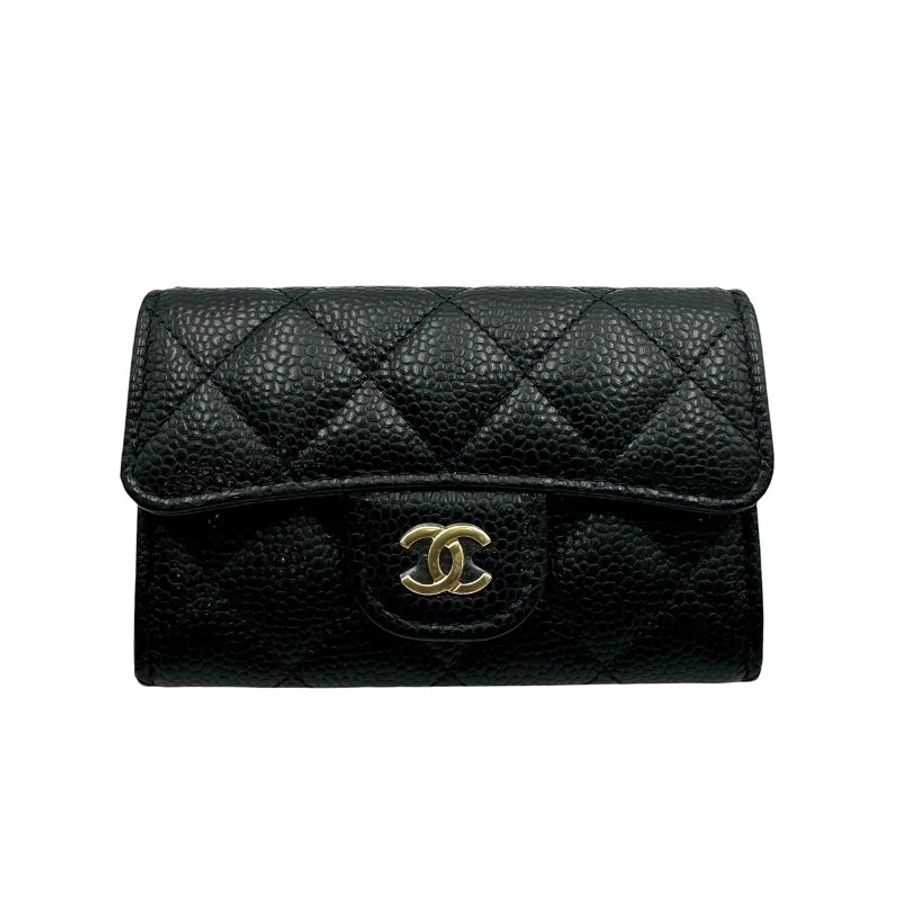 【美收精品】CHANEL 暗釦卡夾零錢包 C-813【隔月月中將轉賣至日本 上架期限30天】-1