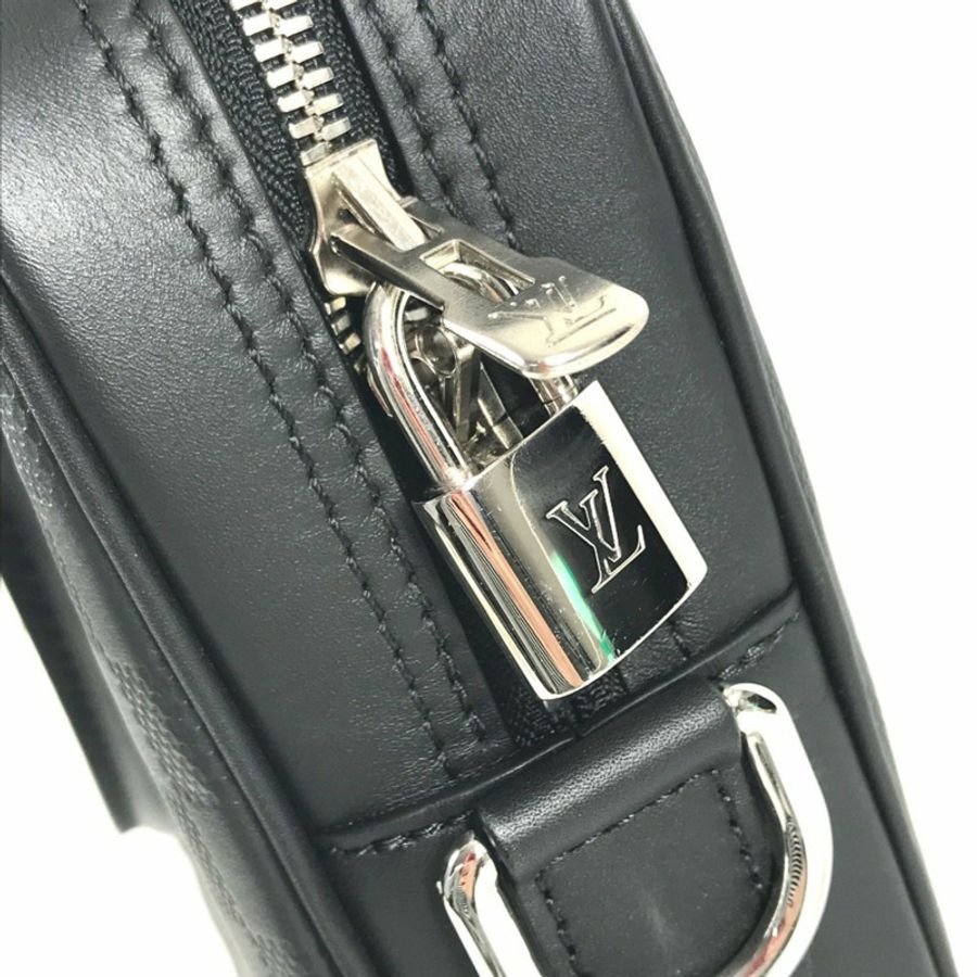 路易威登 N40444 Damier Infini Porte Documents Voyage PDV 手提包,雙肩包/肩包/手提包,商務款,皮革材質,男女通用,瑪瑙黑-14