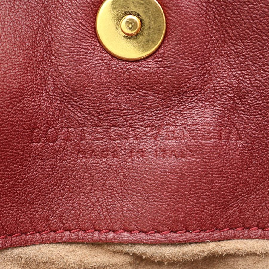BOTTEGA VENETA BV 寶緹嘉 肩背包 紅色 編織羊皮 428052-4