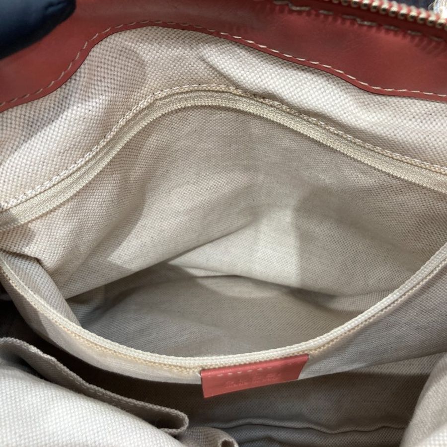 GUCCI 古馳 247902 老花兩用包 帆布 老花 棕色/粉色 金釦-13
