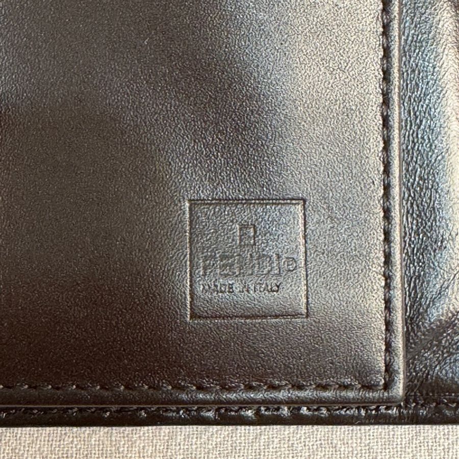 【赫蒂國際精品】 Fendi 芬迪Zucca 老花三折長夾 vintage-7