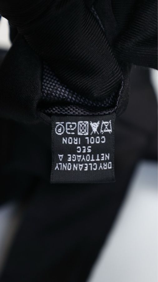 Chanel 黑色缎面领带chocker-19