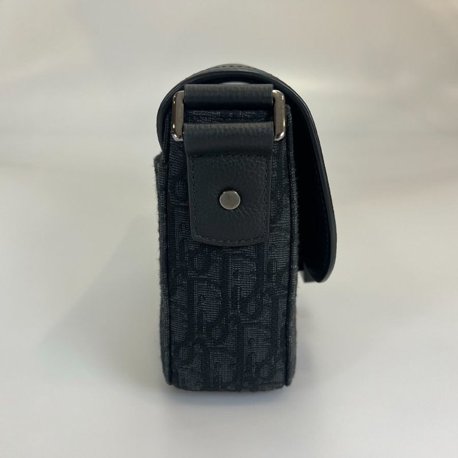 DIOR 12.BO.0215 黑老花郵差包-3