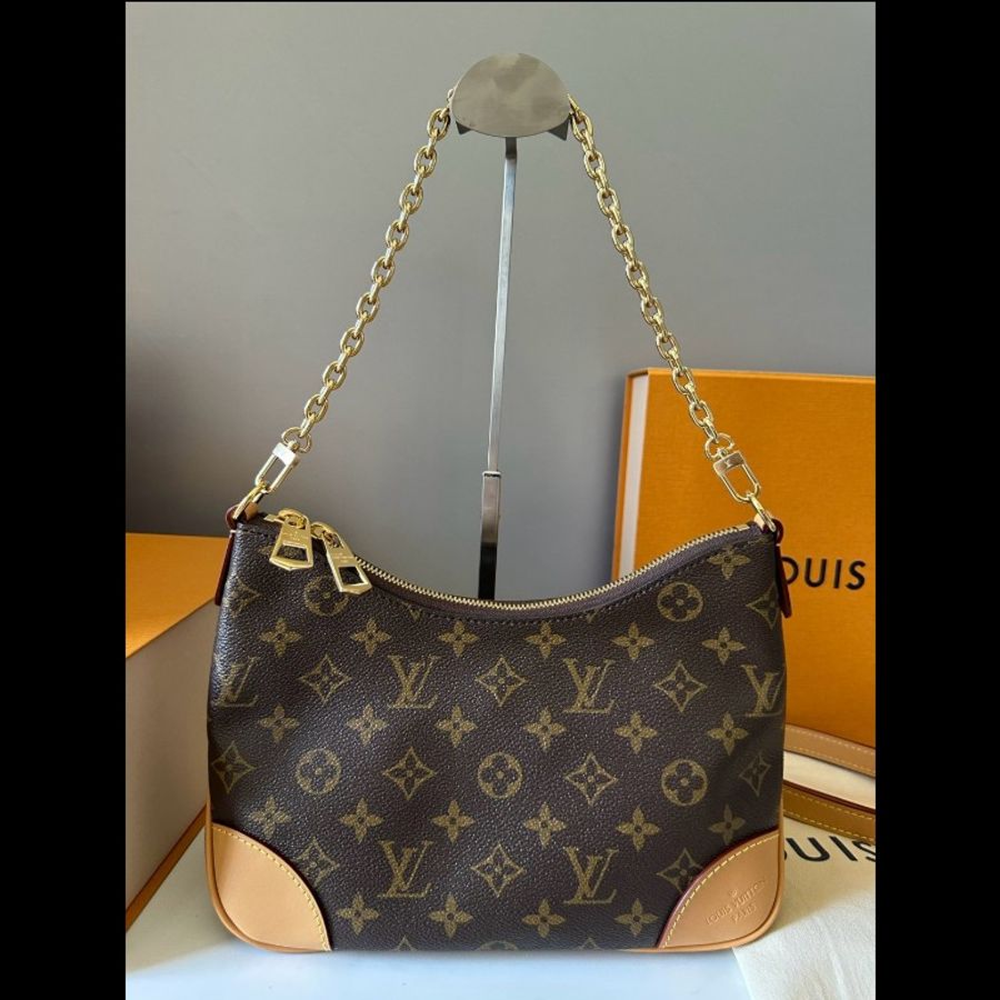 Louis Vuitton Boulogne黃牛角包 全新-15