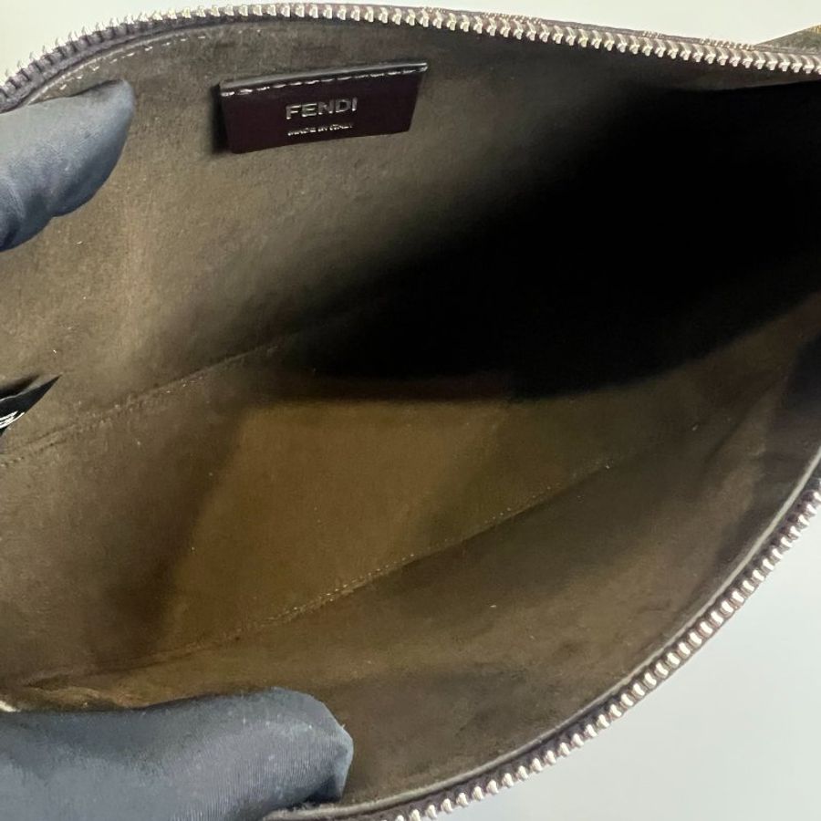 FENDI 7VA635 老花半月包-5