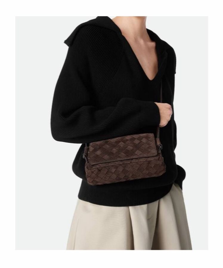 Bottega Veneta 女士 Notturno 單肩包均碼碼21cm*9cm*11cm-2