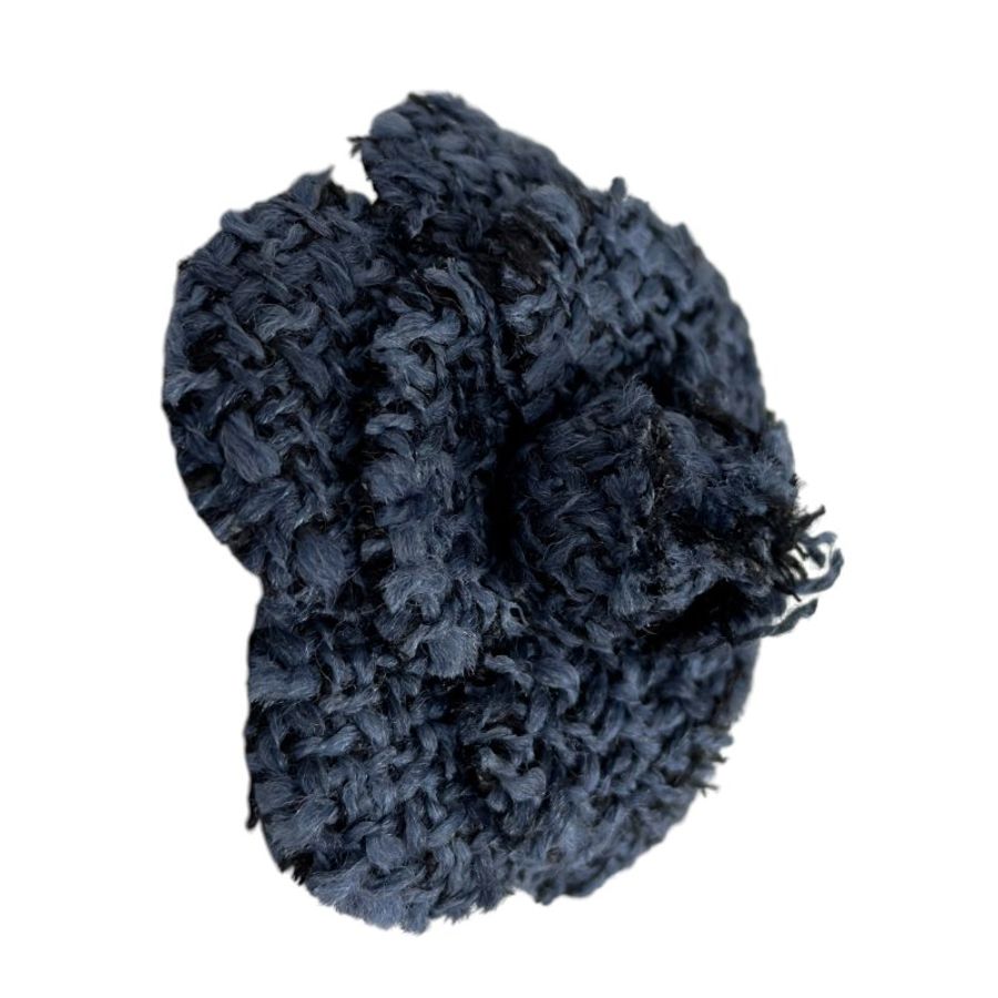 CHANEL 中古 粗花呢 山茶花 胸針-2
