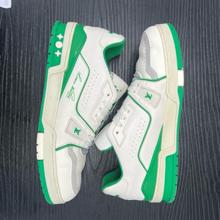 Louis Vuitton路易威登 trainer 新款白綠 42碼-6