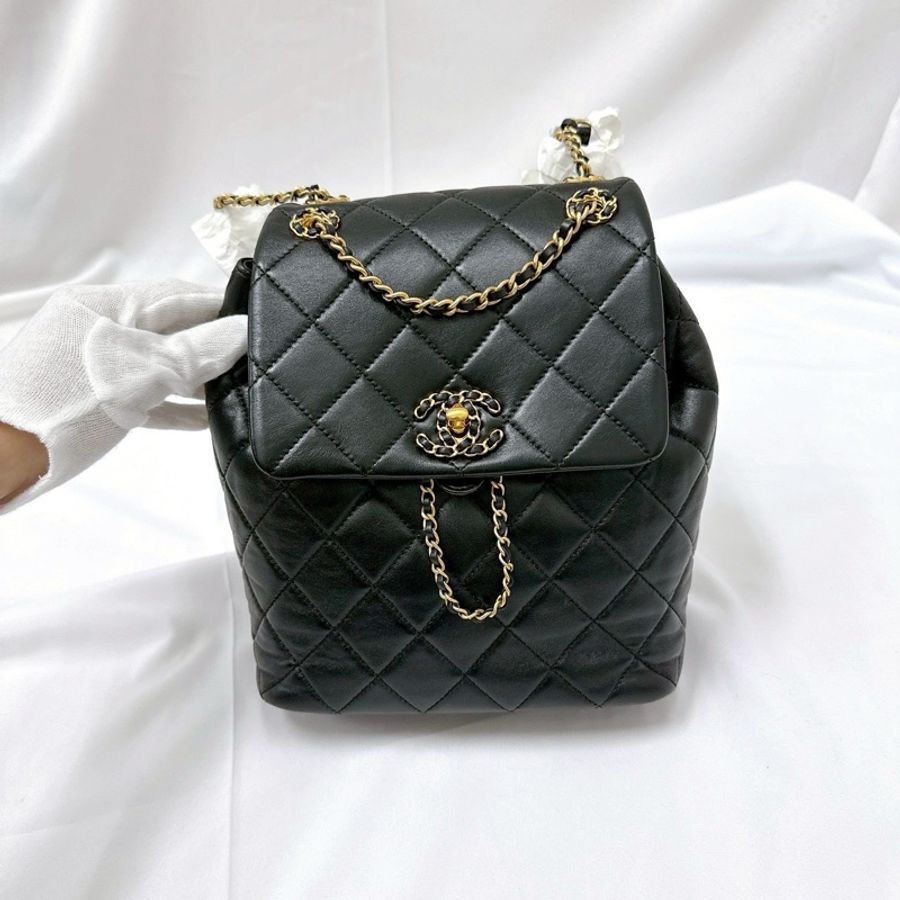 JK國際二手精品✨ 閒置Chanel 19系列後背包 芯片款-0