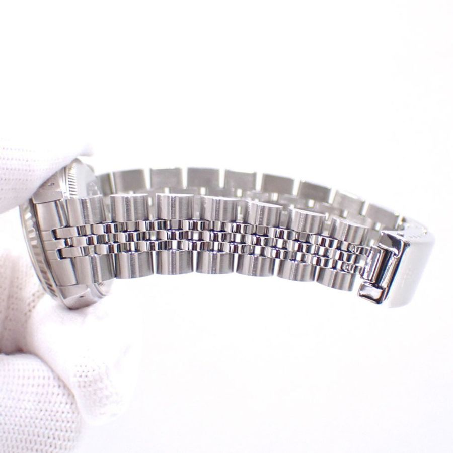 勞力士 Datejust 女士腕錶 69174 自動上鍊,R 字頭序號,約 1988 年,不鏽鋼和白金材質,自動上鍊,銀色錶盤,C2249641-7