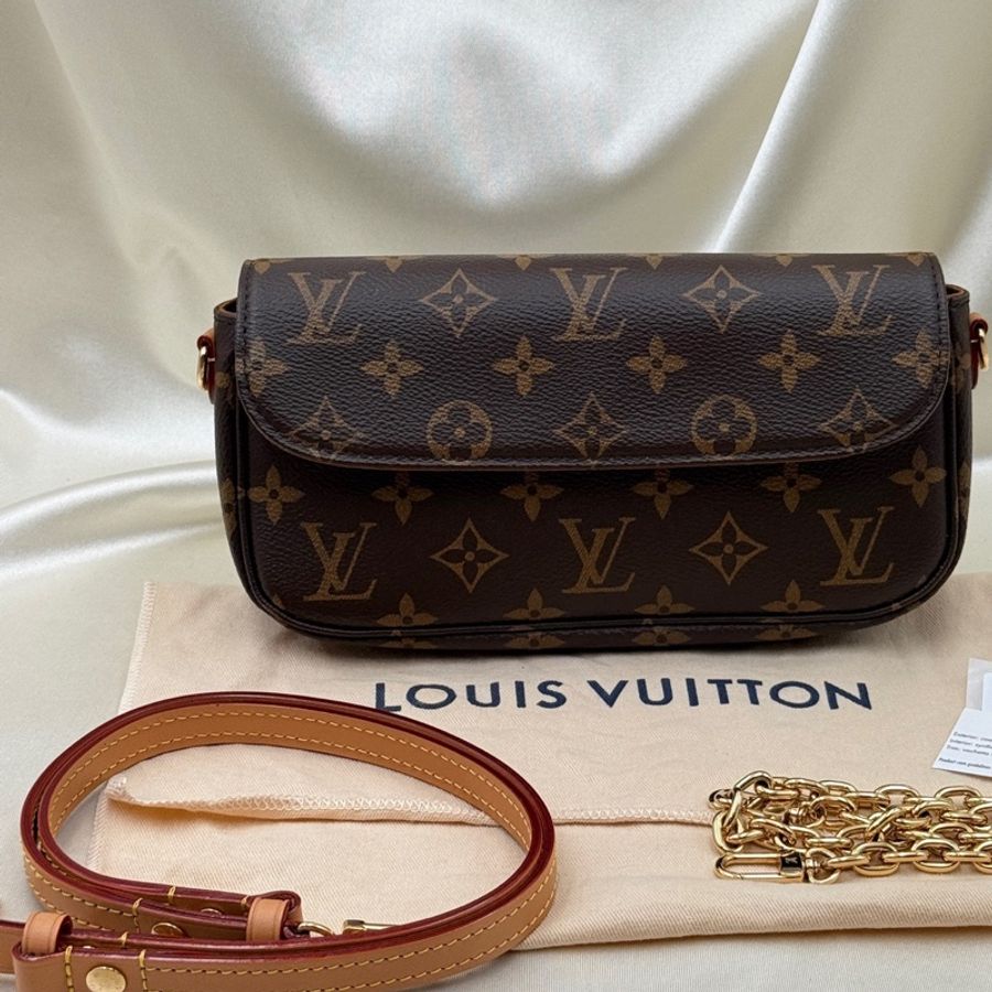 LOUIS VUITTON 路易威登WALLET ON CHAIN IVY 經典老花印花鏈條 老花-0