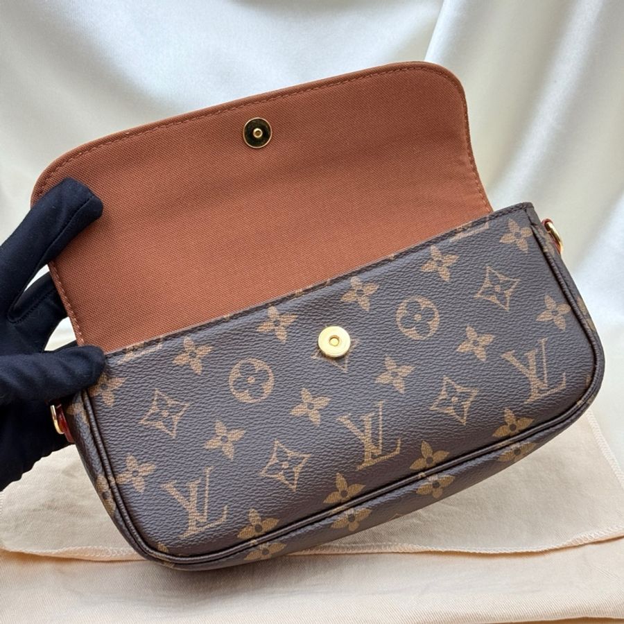 LOUIS VUITTON 路易威登WALLET ON CHAIN IVY 經典老花印花鏈條 老花-7