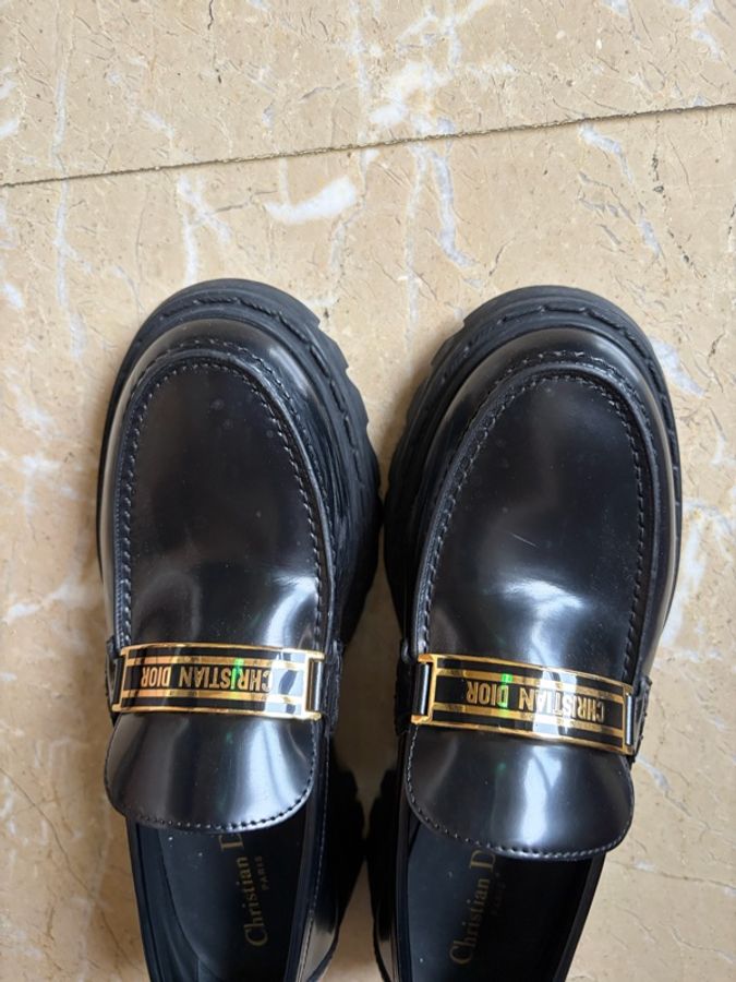 Dior Boy 小牛皮厚底樂福鞋 38號-7