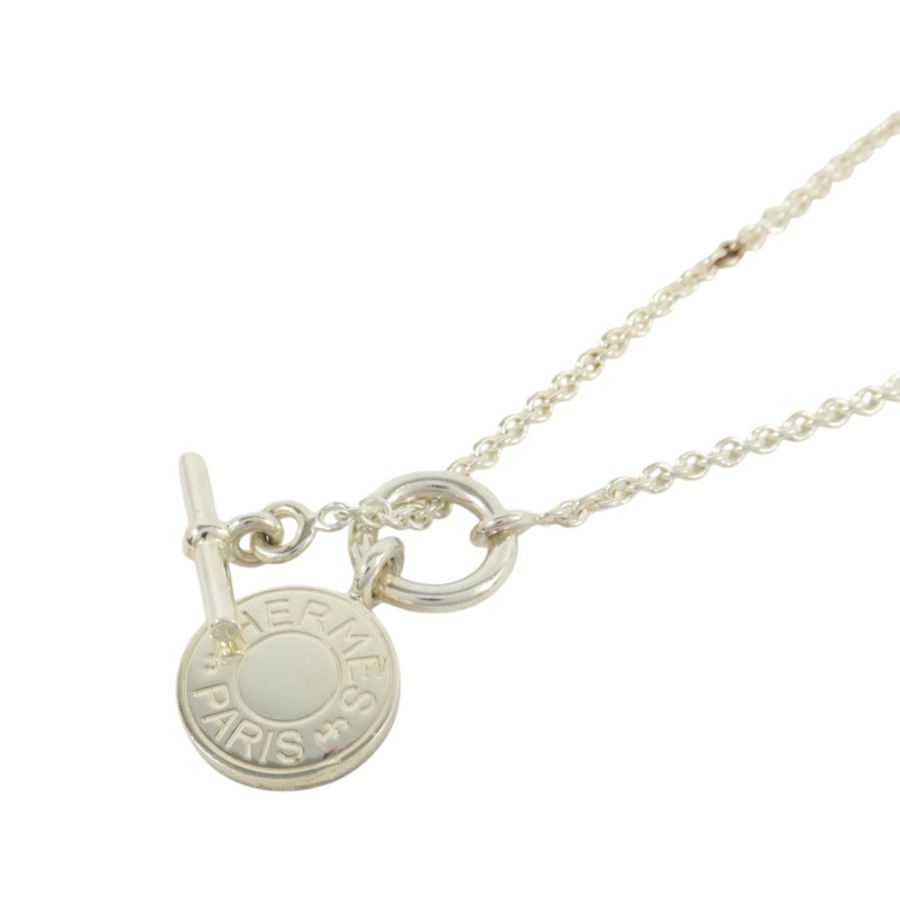 HERMES 952純銀Amulettes Ex-Libris Pendant Necklace項鏈-2