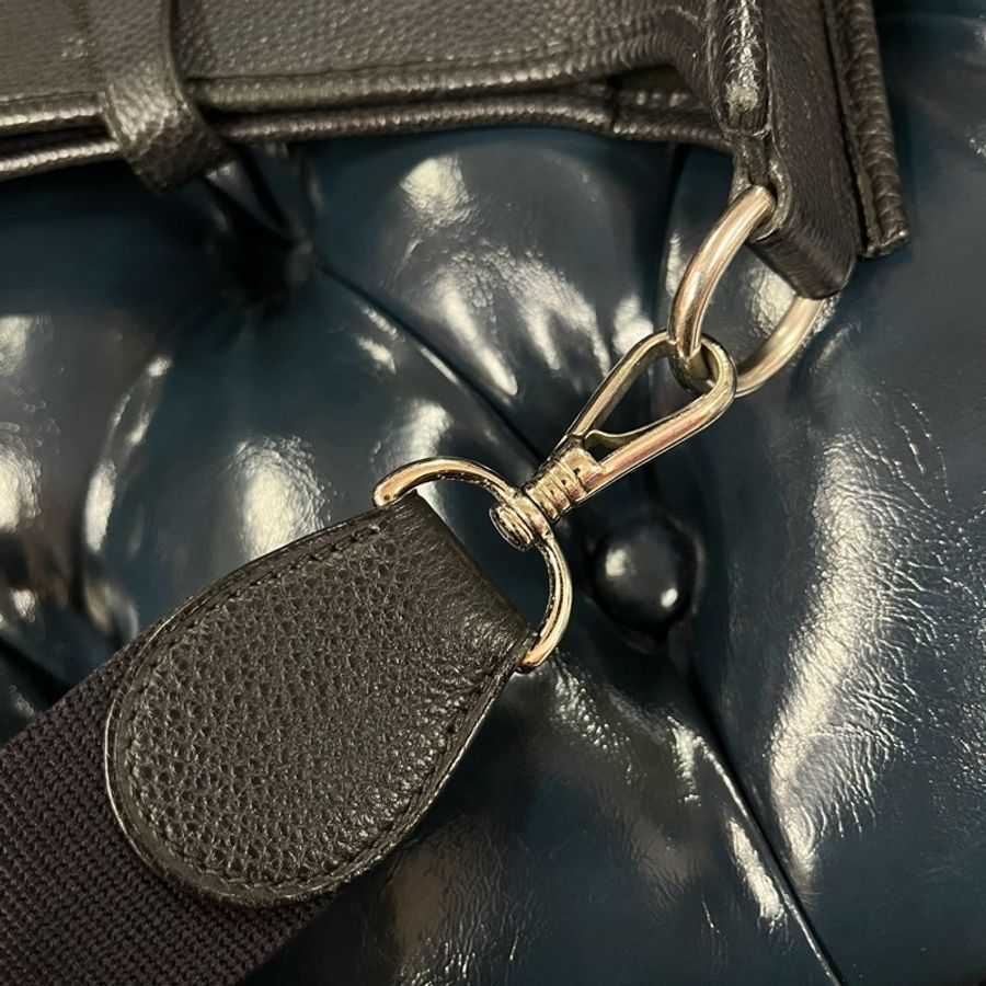 「JL精品代購」9新 Hermes 愛馬仕Evelyne29 黑銀-13