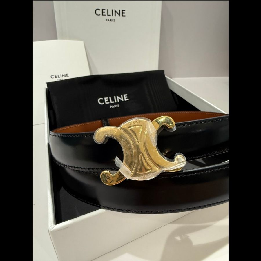 CELINE雙面兩用皮帶-3